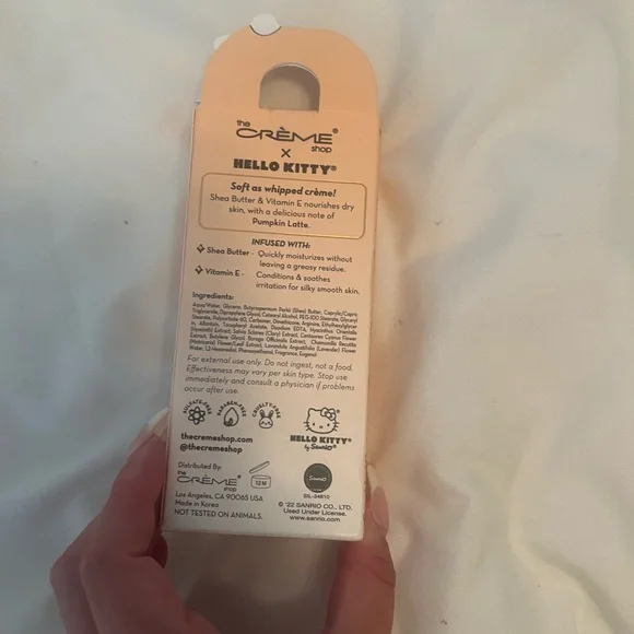 Hello Kitty x Creme Shop Limited Edition Pumpkin Latte Cream NWT - Picture 2 of 3